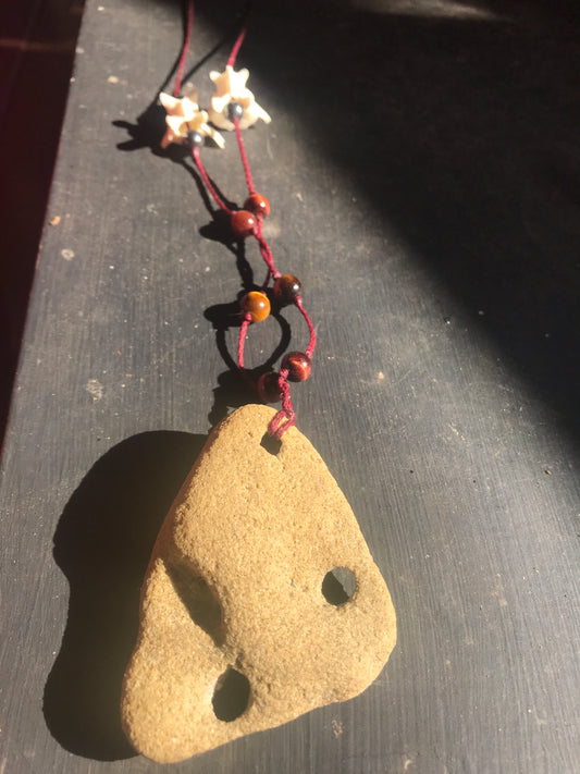 Hag Stone Necklace/Amulet