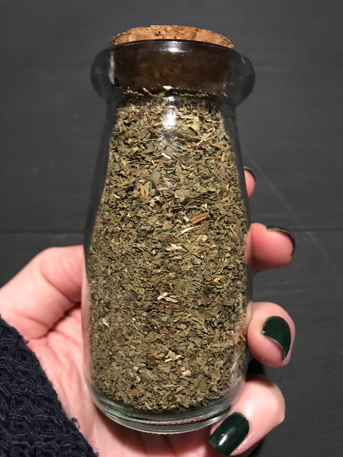 Basil in Jar