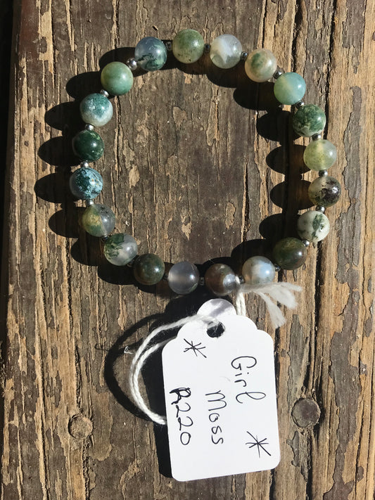 Moss Agate Bracelet