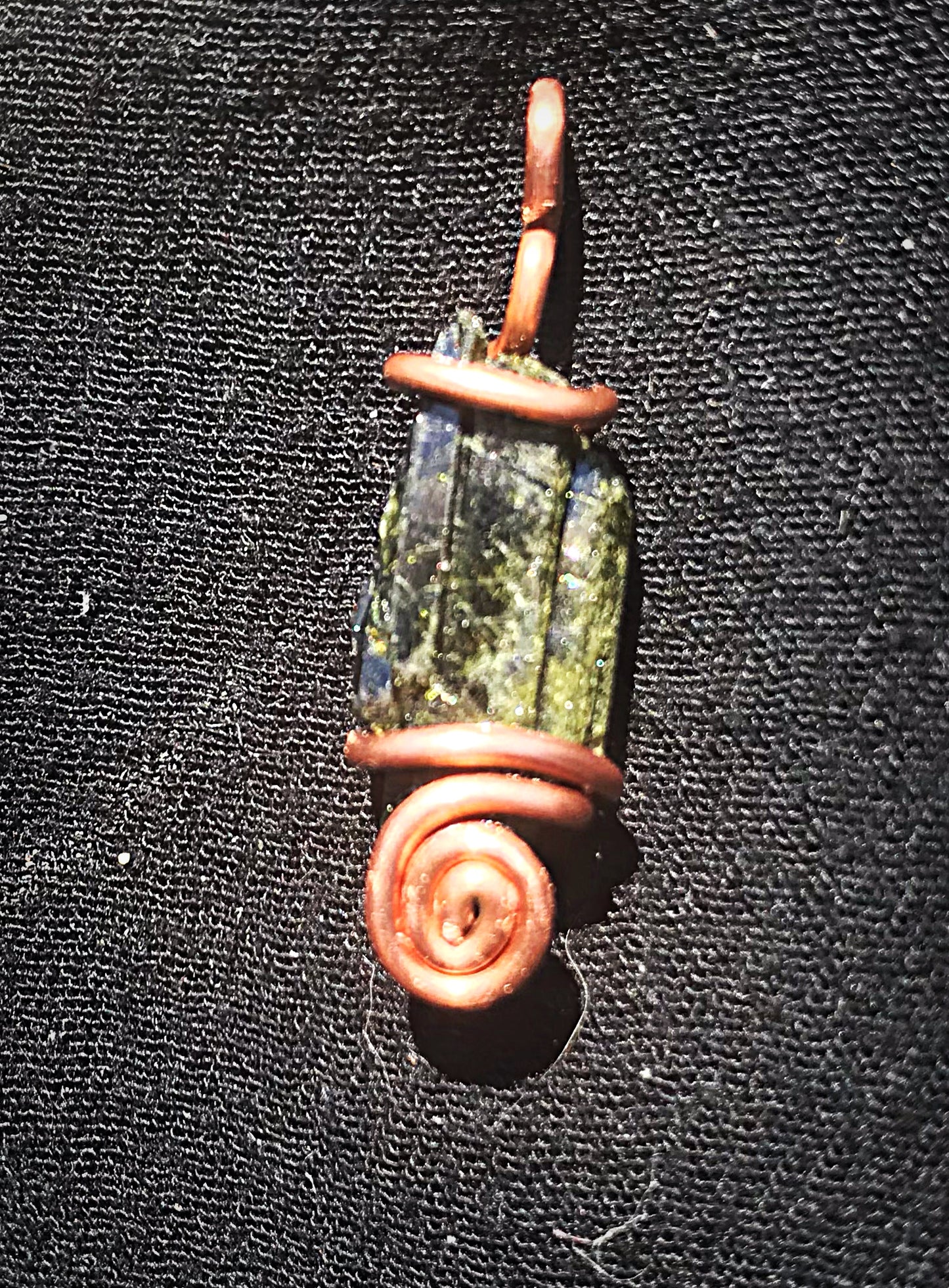 Copper-Wrapped Crystal Necklaces