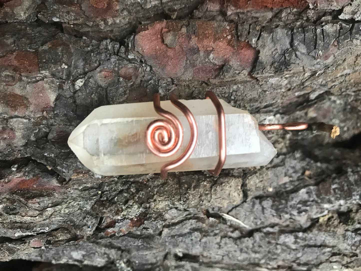 Copper-Wrapped Crystal Necklaces